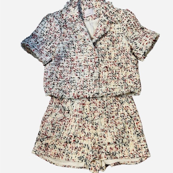 NWOT Cinq a Sept Saul Tweed Two-Piece Set - Picture 11 of 14